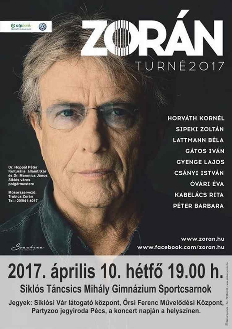 Zorán Turné 2017 Siklóson
