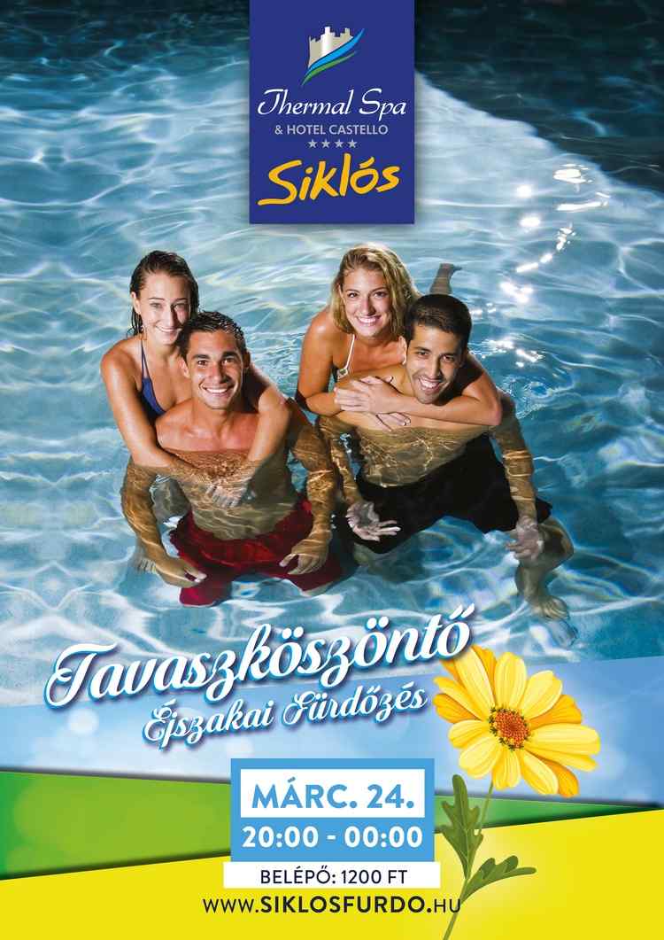 Tavaszköszöntő éjszakai fürdőzés