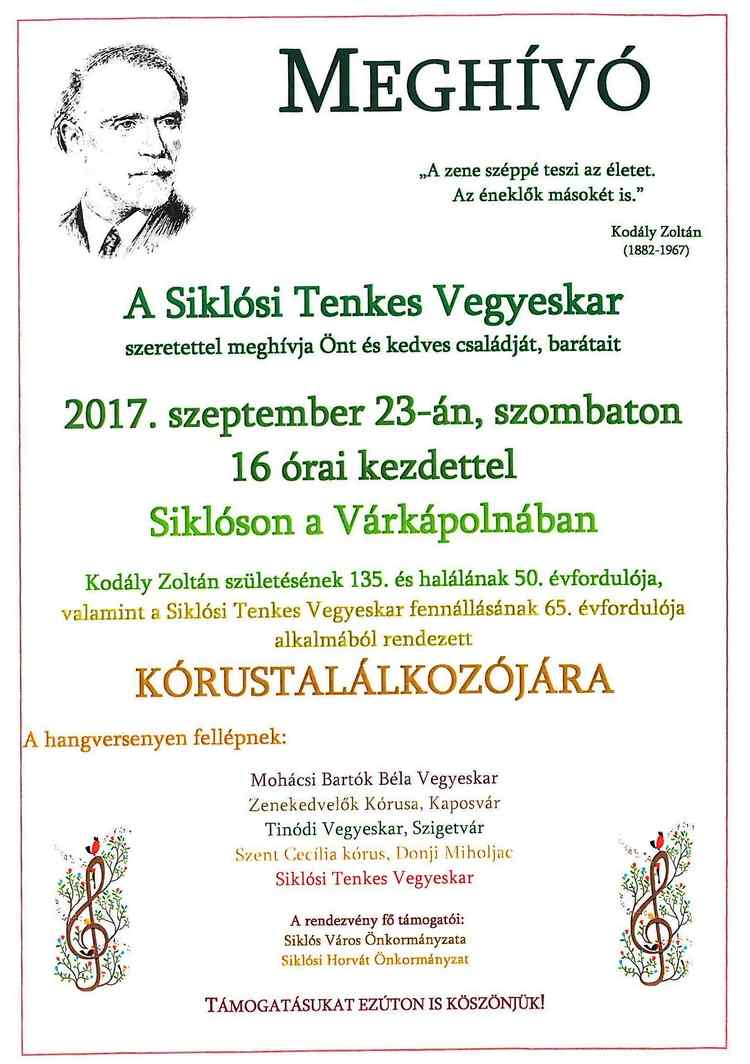 Kórustalálkozó a siklósi várban