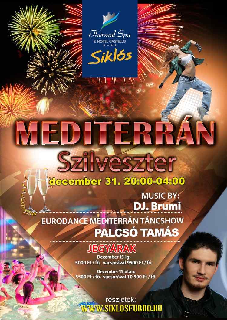 Mediterrán Szilveszter a siklósi fürdőben