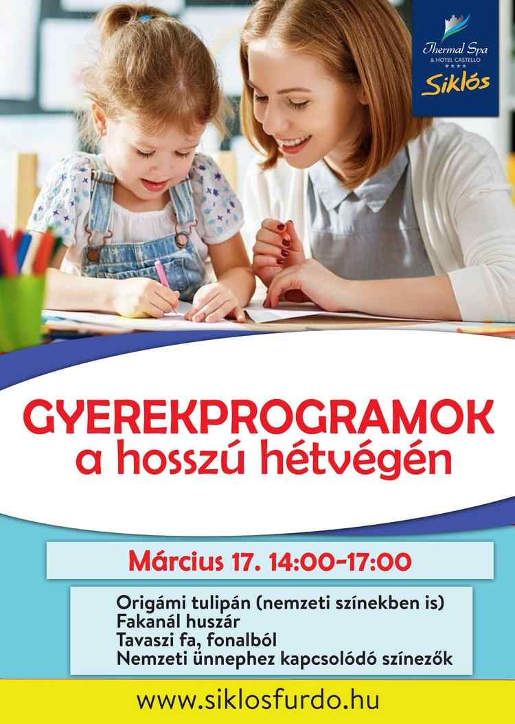 Gyermekfoglalkoztató a hosszú hétvégén