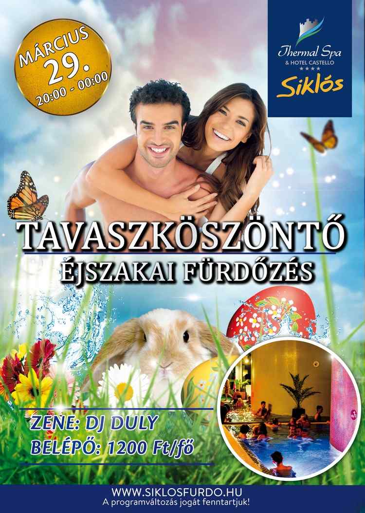 Tavaszköszöntő - siklósi fürdő