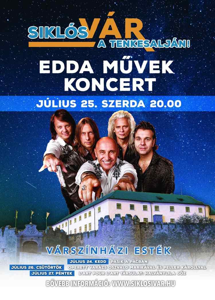 Edda koncert a Siklósi Várban