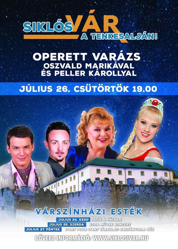 Operett varázs - siklósi vár program