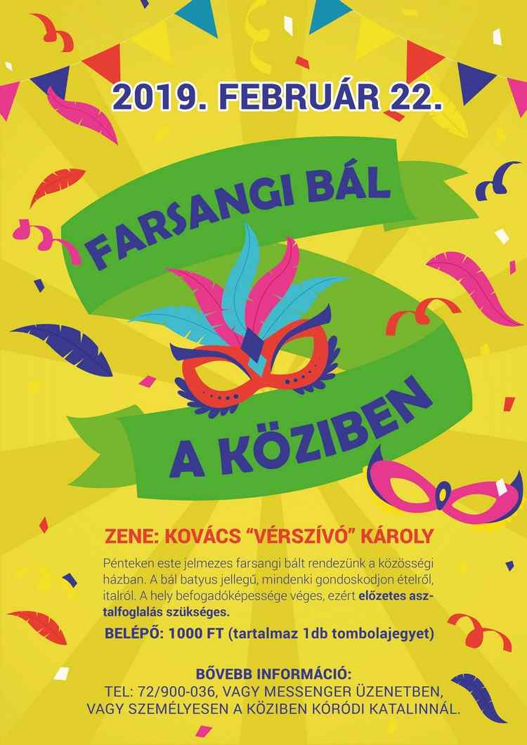 Siklósi program: Farsangi bál a Köziben