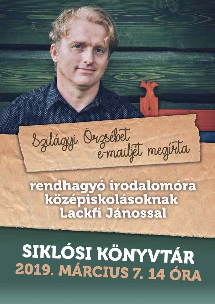 Siklósi program: Lackfi János irodalom órája