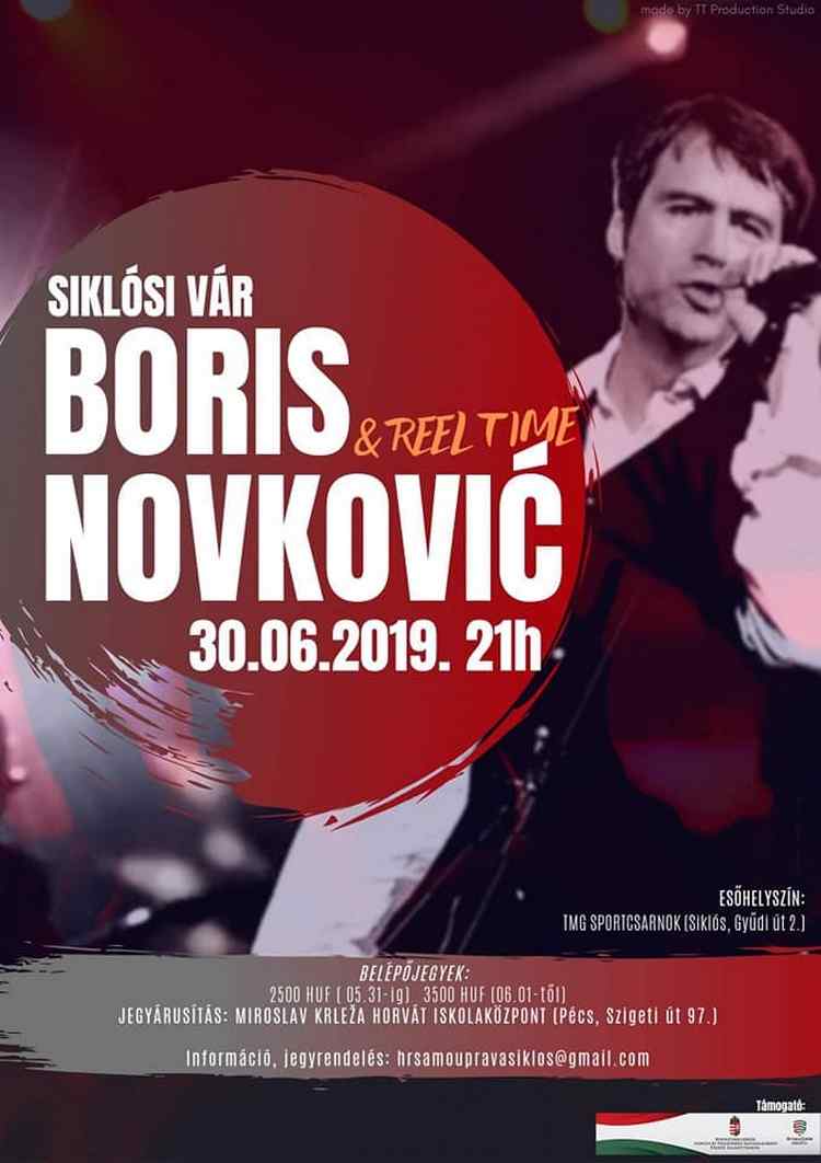 Siklósi program: Boris Novković koncert