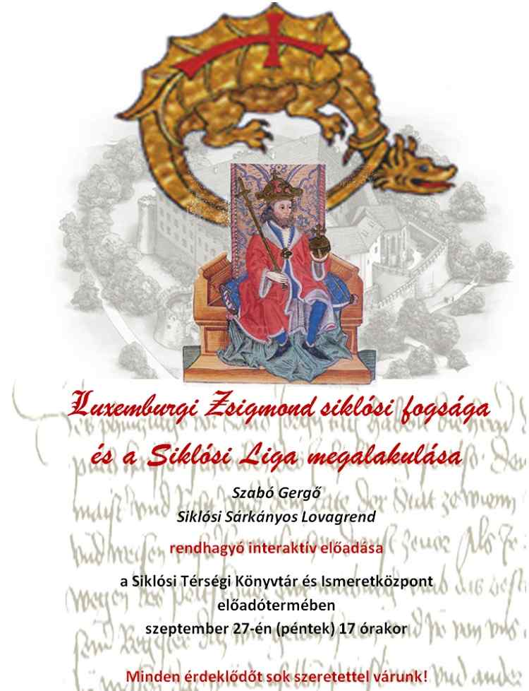 Luxemburgi Zsigmond siklósi fogsága