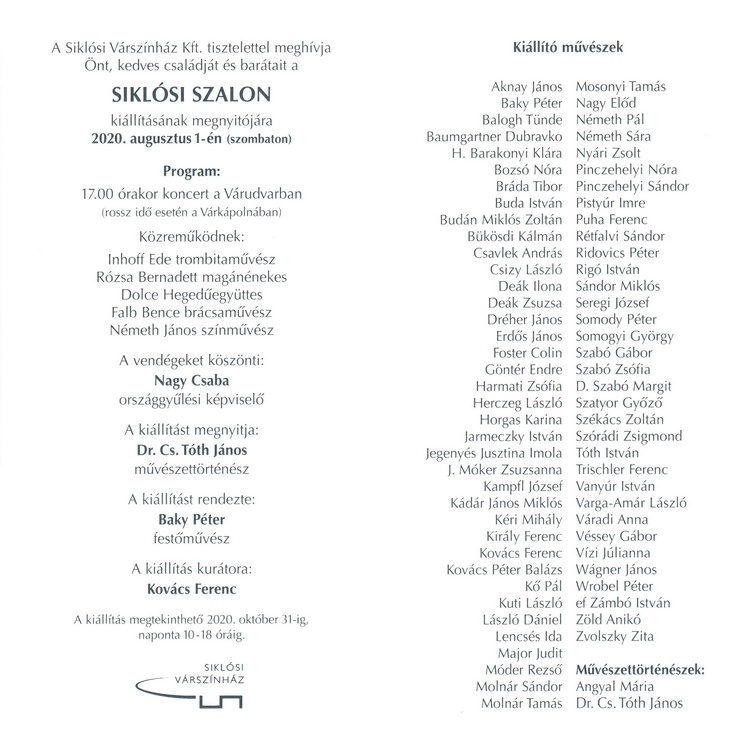 Siklósi Szalon 2020