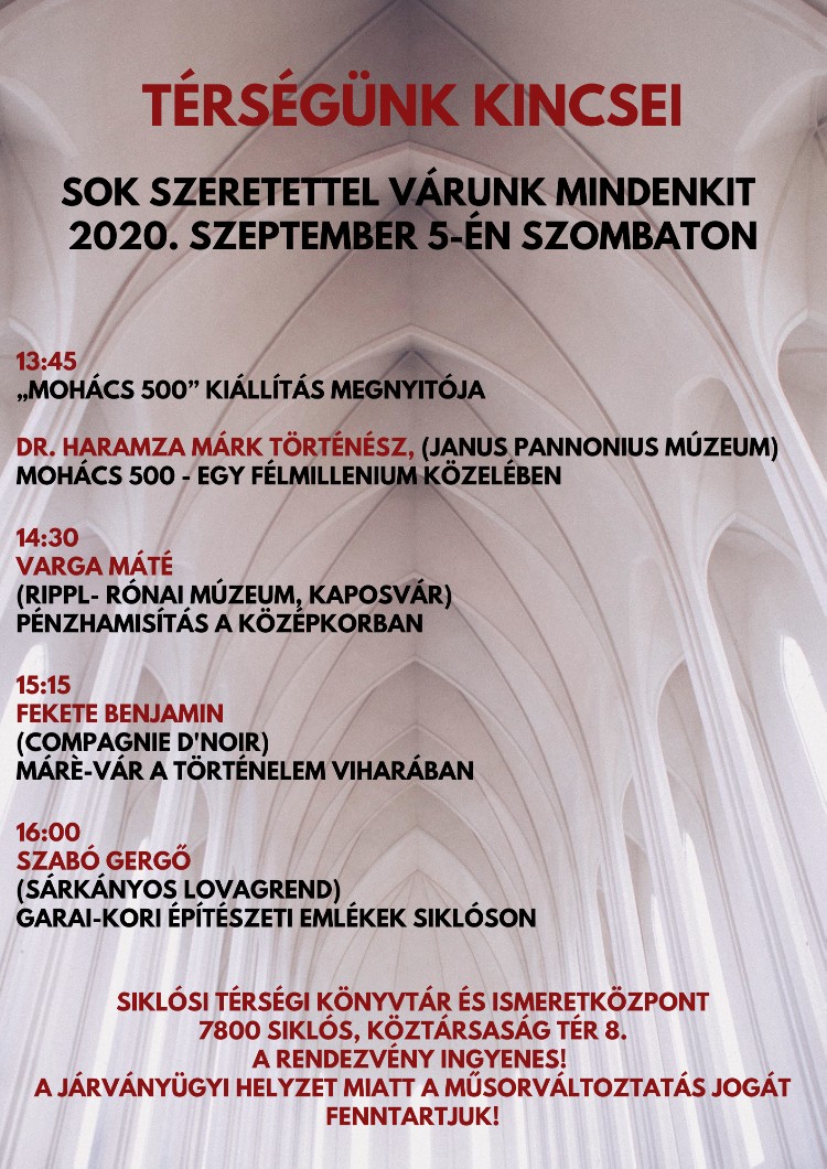 Siklósi program: Térségünk kincsei