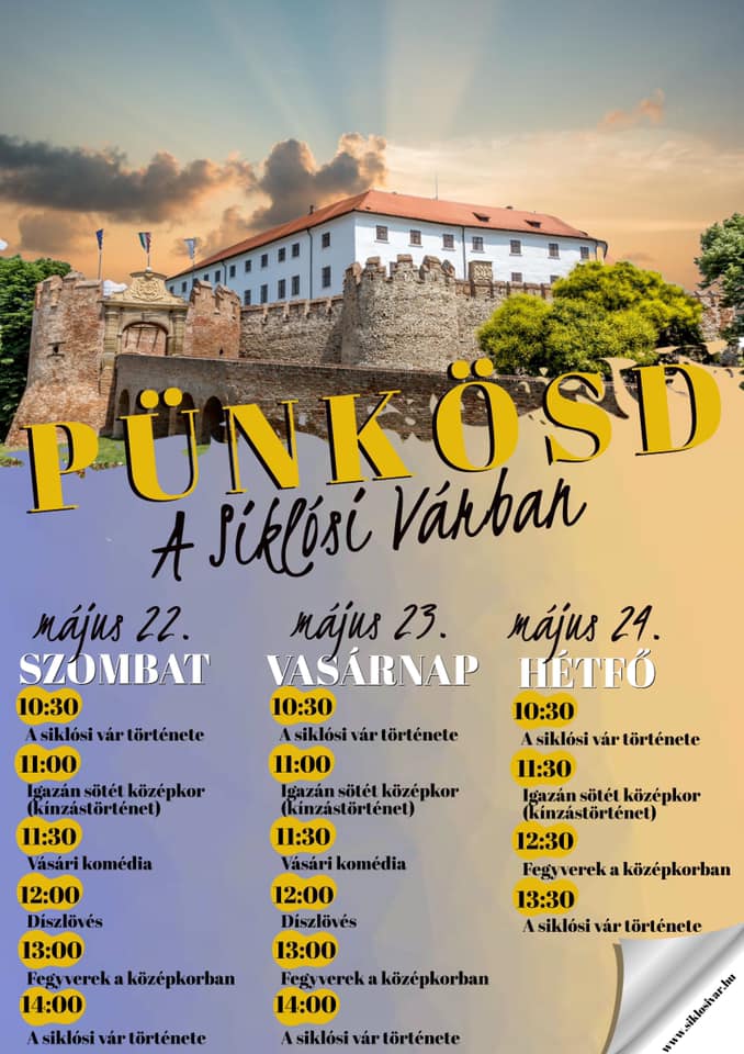 Pünkösdi hétvége a Siklósi Várban