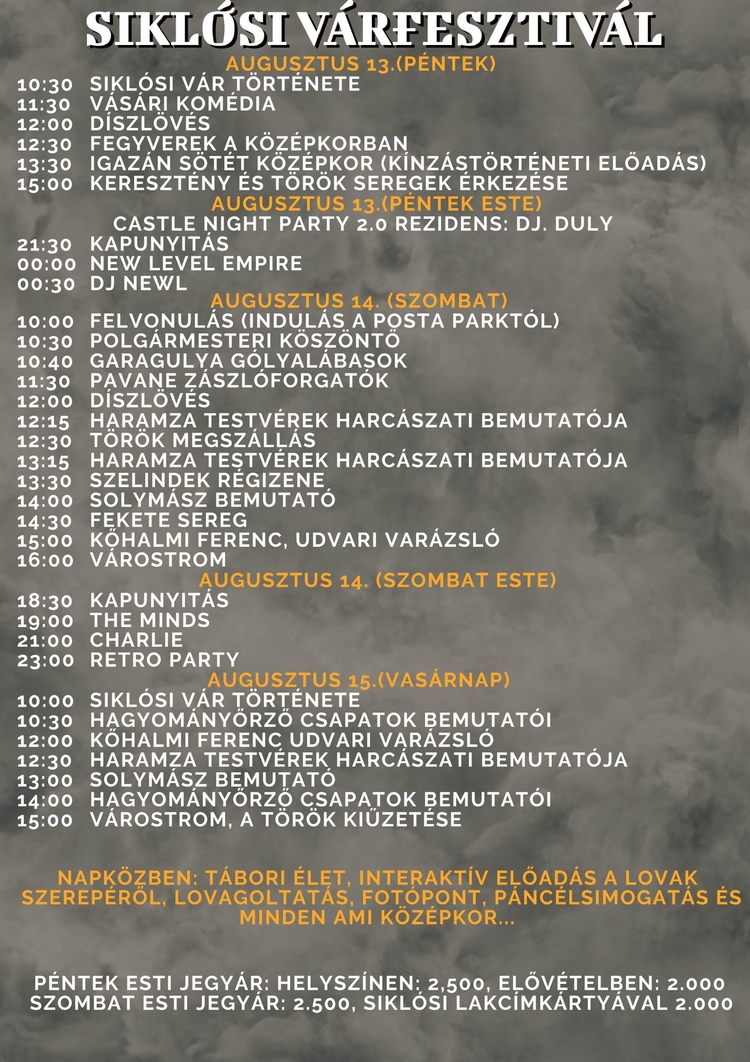 Siklósi Várfesztivál Siklósi Várfesztivál
