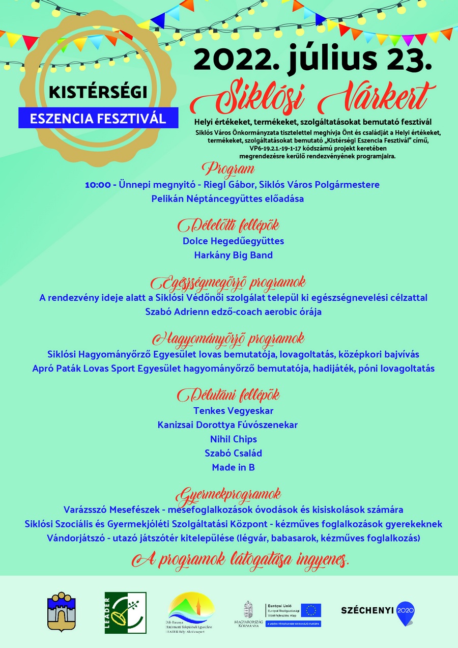 Siklósi program: Eszencia Fesztivál